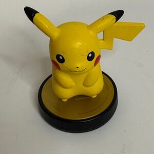 Nintendo Pikachu Amiibo Super Smash Bros Series Pokemon Figure NVL-001 Yellow